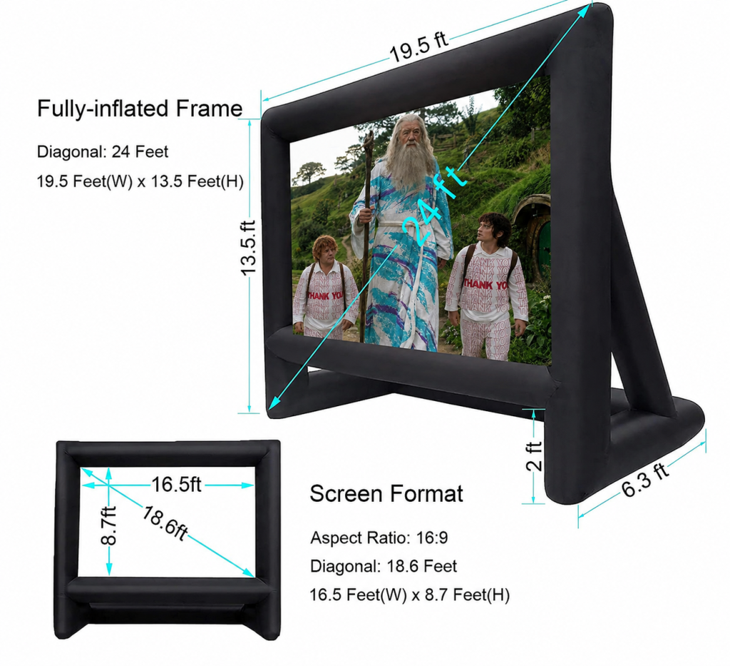 Inflatable Projector screen